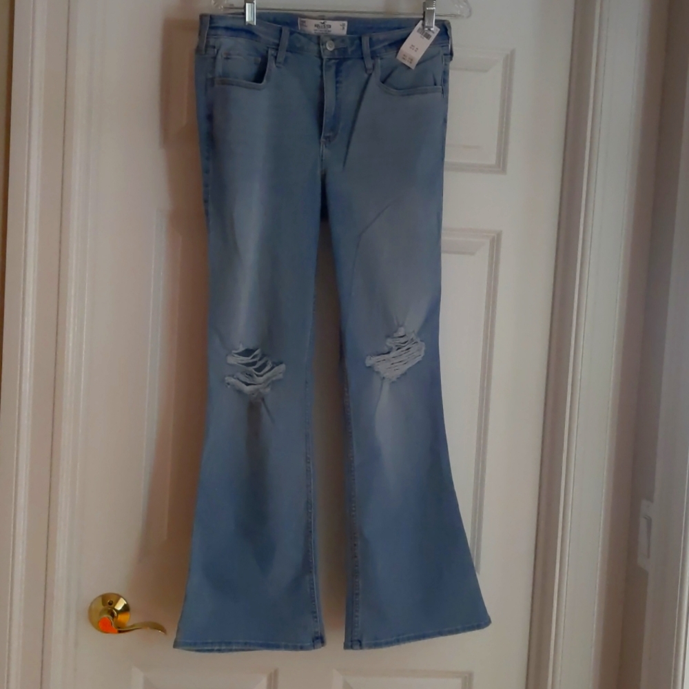 Hollister girls flare jeans